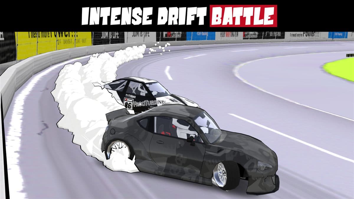 FR Legends car selection menu showing cars with custom liveries