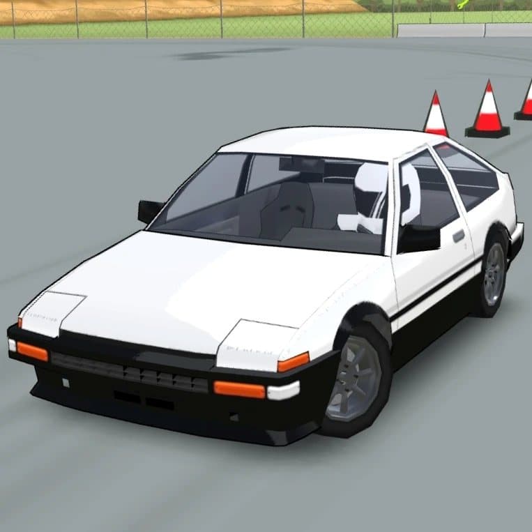 Toyota AE86 in the FR Legends garage